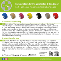 LisaCare - Fingerpflaster 2,5cm x 4,5m - 6er Set Farbmix-HEALTH_PERSONAL_CARE-EKNA GmbH & Co. KG