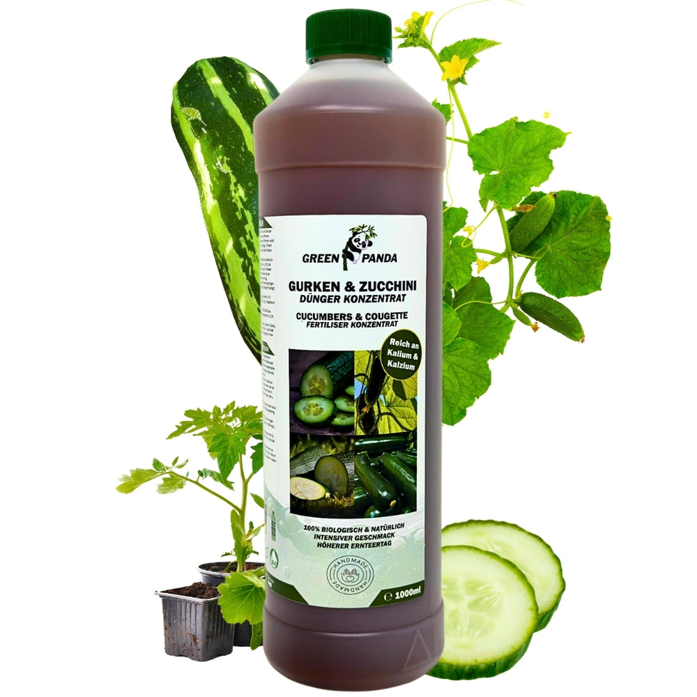 GreenPanda - 100% biologisch - Gurken und Zucchini Dünger