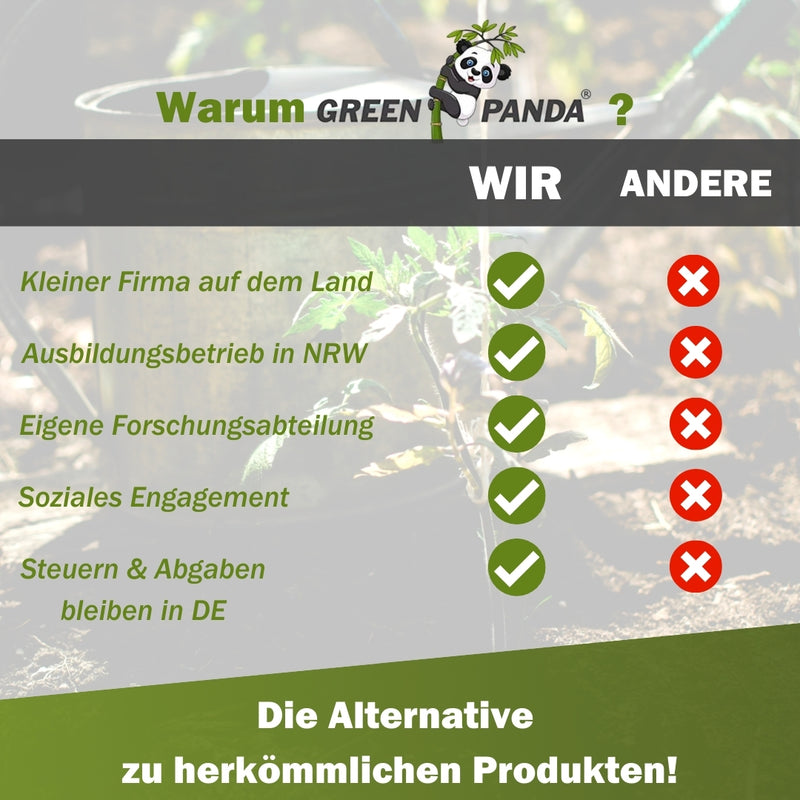 GreenPanda - 100% biologisch - Grünpflanzendünger & Palmdünger - 1 Liter-Garten-EKNA GmbH & Co. KG