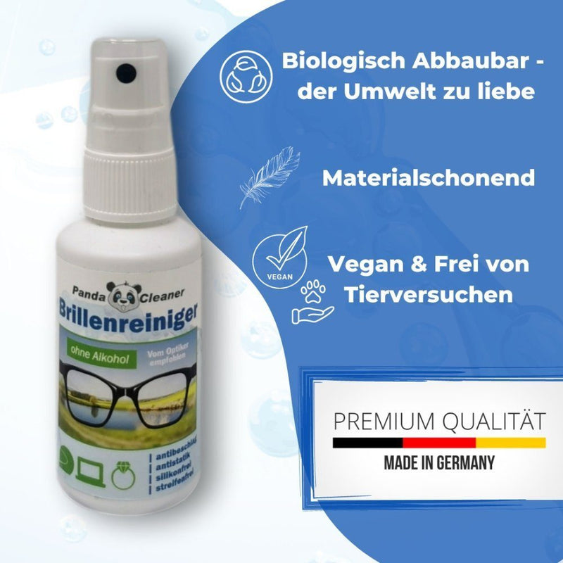 PandaCleaner Brillenreiniger - Anti-Beschlag-Formel - Div. Größen-Reiniger-EKNA GmbH & Co. KG