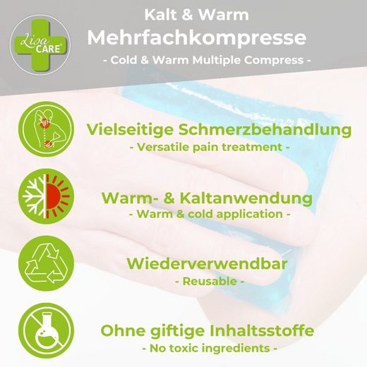 LisaCare - Mehrfachkompressen - Kalt-Warm Kühlpads - 5er Set - Div. Größen-HEALTH_PERSONAL_CARE-EKNA GmbH & Co. KG