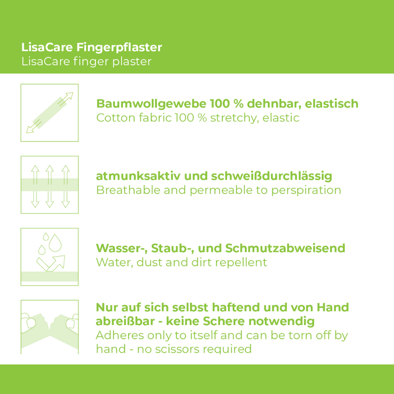 LisaCare - Pflasterbandagen 5cm x 4,5m - 12er Set-HEALTH_PERSONAL_CARE-EKNA GmbH & Co. KG