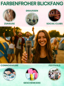 EKNA 3-in-1 Drehmaschine mit Grinder & Aufbewahrung - Kräutermühle mit Befüllung-Freizeit & Trends-EKNA GmbH & Co. KG