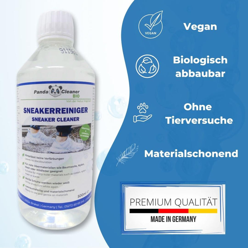 PandaCleaner Sneaker Reiniger - Schuhpflege Set 500ml-Reiniger-EKNA GmbH & Co. KG