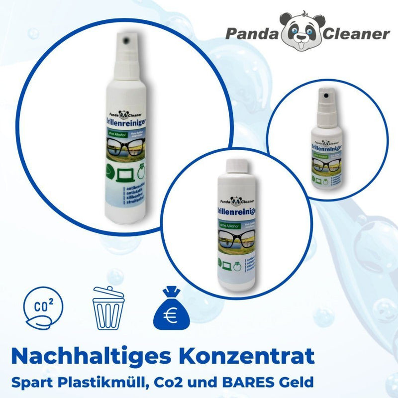 PandaCleaner Brillenreiniger - Anti-Beschlag-Formel - Div. Größen-Reiniger-EKNA GmbH & Co. KG