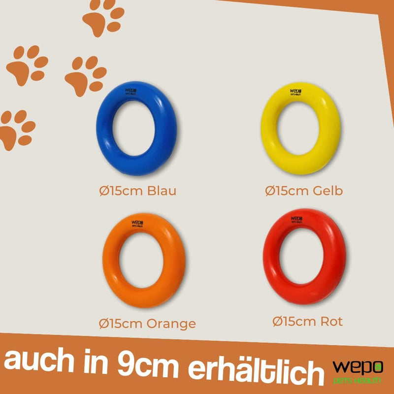 WEPO - Wurfspielzeug Hund - Kauring Ø 15cm - Div. Farben-PET_SUPPLIES-EKNA GmbH & Co. KG