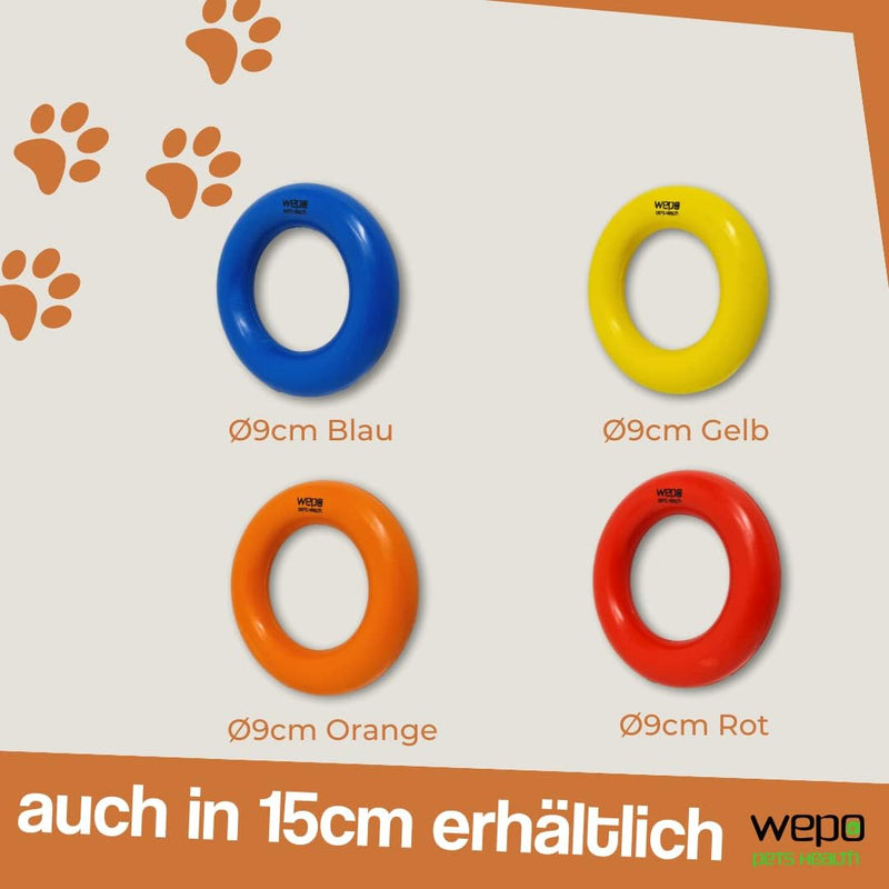 WEPO - Wurfspielzeug 4er Set - Kauringe Ø 9cm - Hundespielzeug-PET_SUPPLIES-EKNA GmbH & Co. KG
