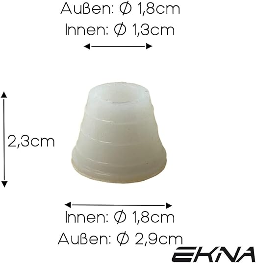 EKNA Shisha Gummidichtungen groß - 4 Stück Dichtungen - Silikondichtung Shisha-ACCESSORY-EKNA GmbH & Co. KG