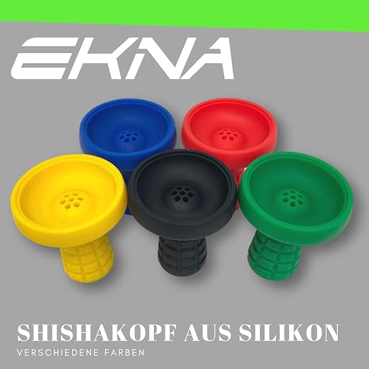 EKNA Shisha Kopf - Silikonkopf - Tabakkopf für Wasserpfeifen - Unzerbrechlich-EKNA GmbH & Co. KG