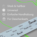 EKNA Danke Klebeband - Weiß - 6 Rollen - Klebeband - Aufschrift in 5 Sprachen-HOME_FURNITURE_AND_DECOR-EKNA GmbH & Co. KG