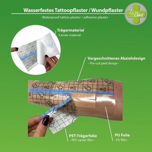 LisaCare - Duschpflaster/Duschfolie - PU Tape - Tattoopflaster - 3er Set-HEALTH_PERSONAL_CARE-EKNA GmbH & Co. KG