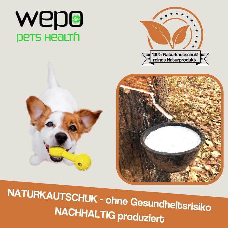 WEPO - Zahnpflegeball - Ø 7cm - Hundespielzeug - Div. Farben-PET_SUPPLIES-EKNA GmbH & Co. KG