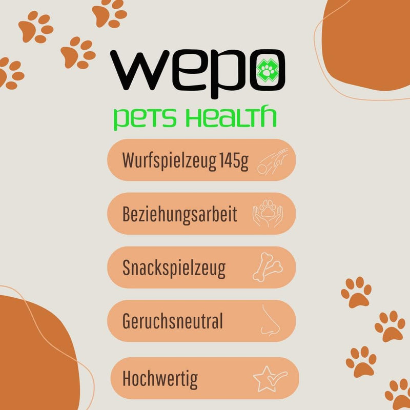 WEPO - Zahnpflegeball - 3 Farben Set - Ø 7cm - Hundespielzeug-PET_SUPPLIES-EKNA GmbH & Co. KG