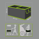 EKNA Kofferraumtasche schwarz - faltbar - 25cmx55cmx38cm - Tragkraft 15kg-AUTO_ACCESSORY-EKNA GmbH & Co. KG