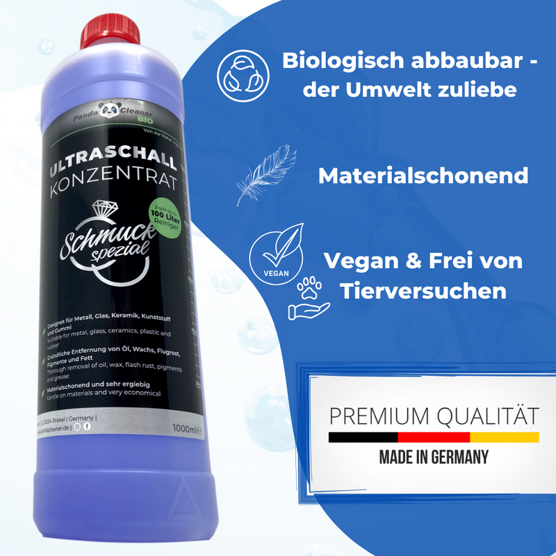 PandaCleaner Ultraschallreiniger Schmuck - 1000ml-Reiniger-EKNA GmbH & Co. KG