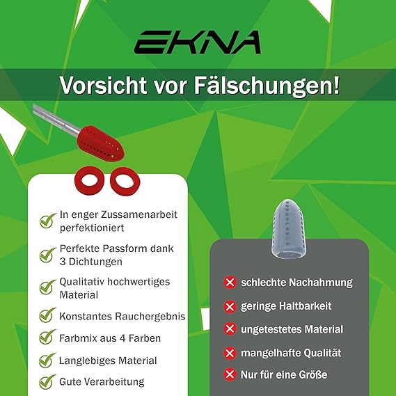 EKNA Shisha Diffusor Aufsatz - Silikon 4er Set - Diffusoraufsatz Shisha - Shisha Schalldämpfer - Hookah Zubehör-HOME-EKNA GmbH & Co. KG