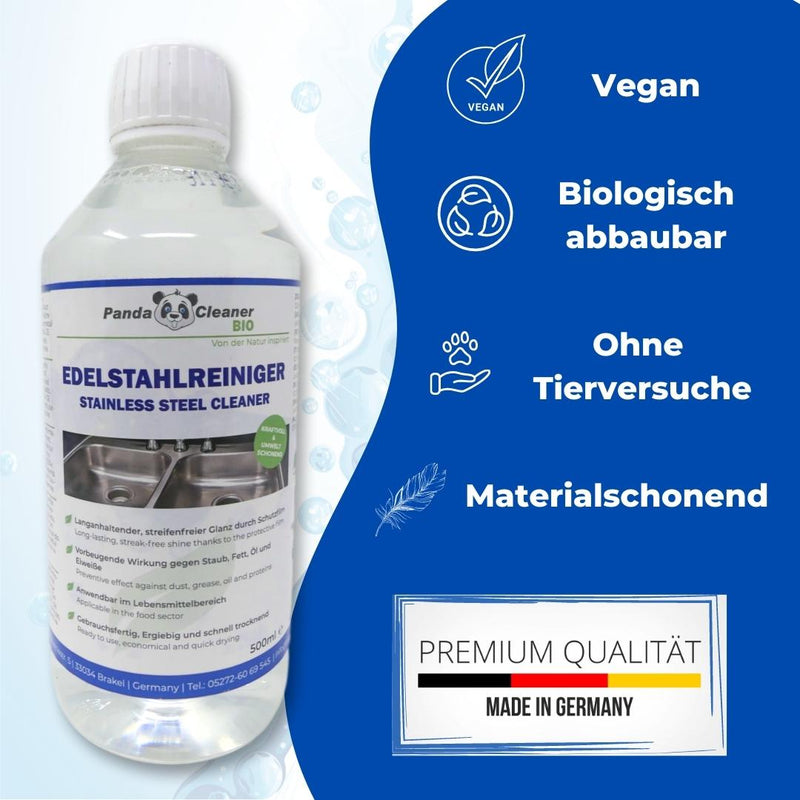 PandaCleaner Edelstahlreiniger & Pflege - 500ml-Reiniger-EKNA GmbH & Co. KG