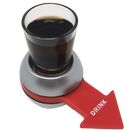 EKNA Trinkspiel - Spin the Shot - Party Zubehör - Shot-Verteiler - Flaschendrehen-EKNA GmbH & Co. KG