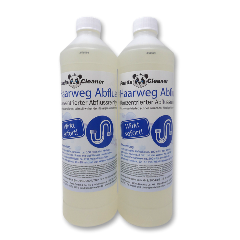 PandaCleaner Haar-weg - Abfluss-frei Reiniger - 1l oder 2l !-Reiniger-EKNA GmbH & Co. KG