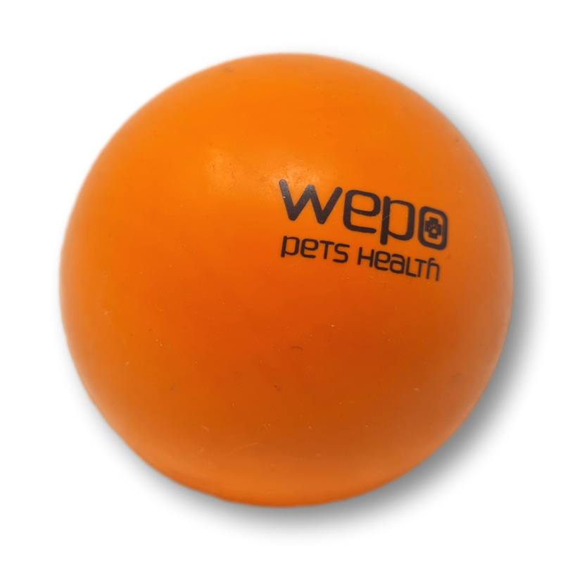 WEPO - Hundeball Ø 6cm - Kauspielzeug - Robuster Wurfball 200g - Div. Farben-PET_SUPPLIES-EKNA GmbH & Co. KG