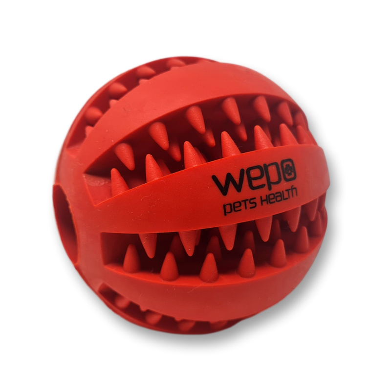 WEPO - Zahnpflegeball - Ø 7cm - Hundespielzeug - Div. Farben-PET_SUPPLIES-EKNA GmbH & Co. KG