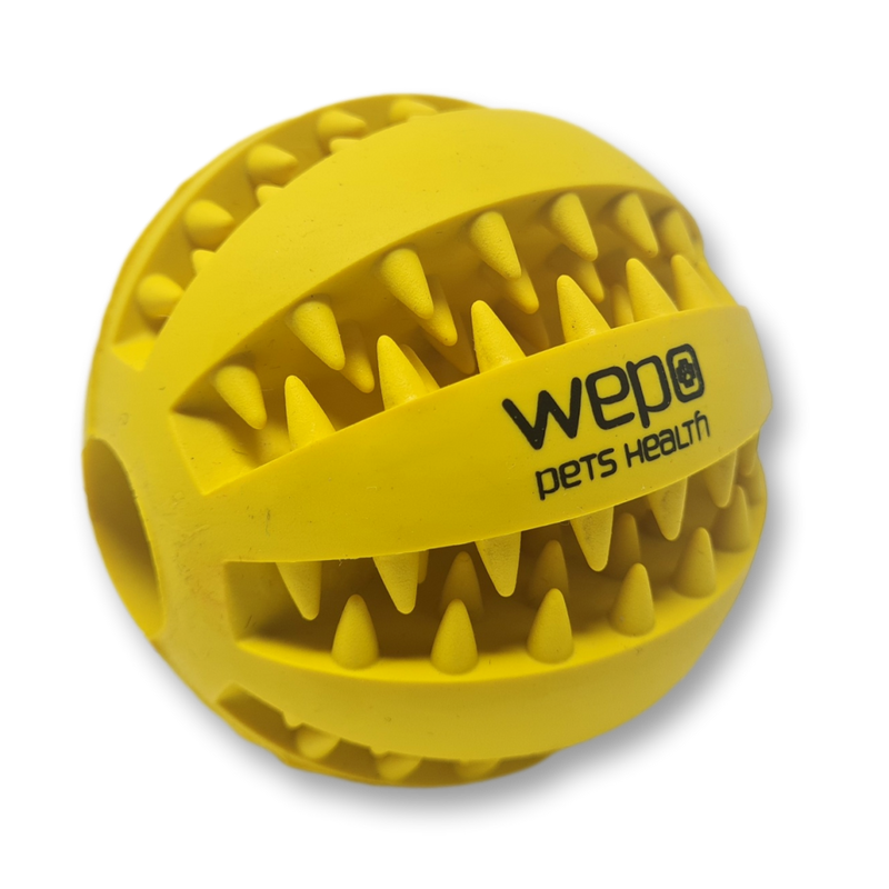 WEPO - Zahnpflegeball - Ø 7cm - Hundespielzeug - Div. Farben-PET_SUPPLIES-EKNA GmbH & Co. KG