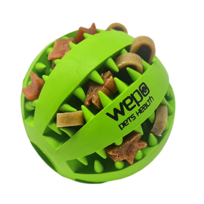 WEPO - Zahnpflegeball - 3 Farben Set - Ø 7cm - Hundespielzeug-PET_SUPPLIES-EKNA GmbH & Co. KG