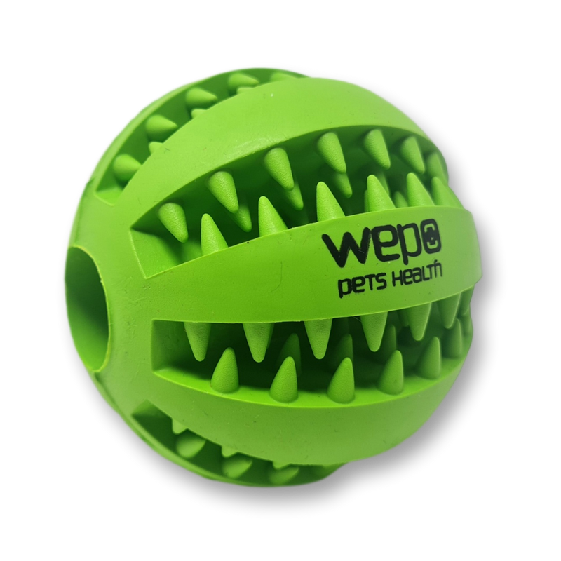 WEPO - Zahnpflegeball - Ø 7cm - Hundespielzeug - Div. Farben-PET_SUPPLIES-EKNA GmbH & Co. KG