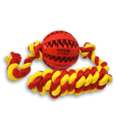 WEPO - Kauspielzeug - Zahnpflege Ball Ø7cm mit dicker Kordel - Div. Farben-PET_SUPPLIES-EKNA GmbH & Co. KG