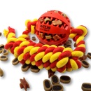 WEPO - Kauspielzeug - Zahnpflege Ball Ø7cm mit dicker Kordel - Div. Farben-PET_SUPPLIES-EKNA GmbH & Co. KG