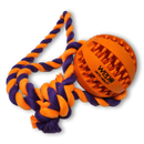 WEPO - Wurfspielzeug mit buntem Seil - Dentalball Ø 7cm - Div. Farben-PET_SUPPLIES-EKNA GmbH & Co. KG