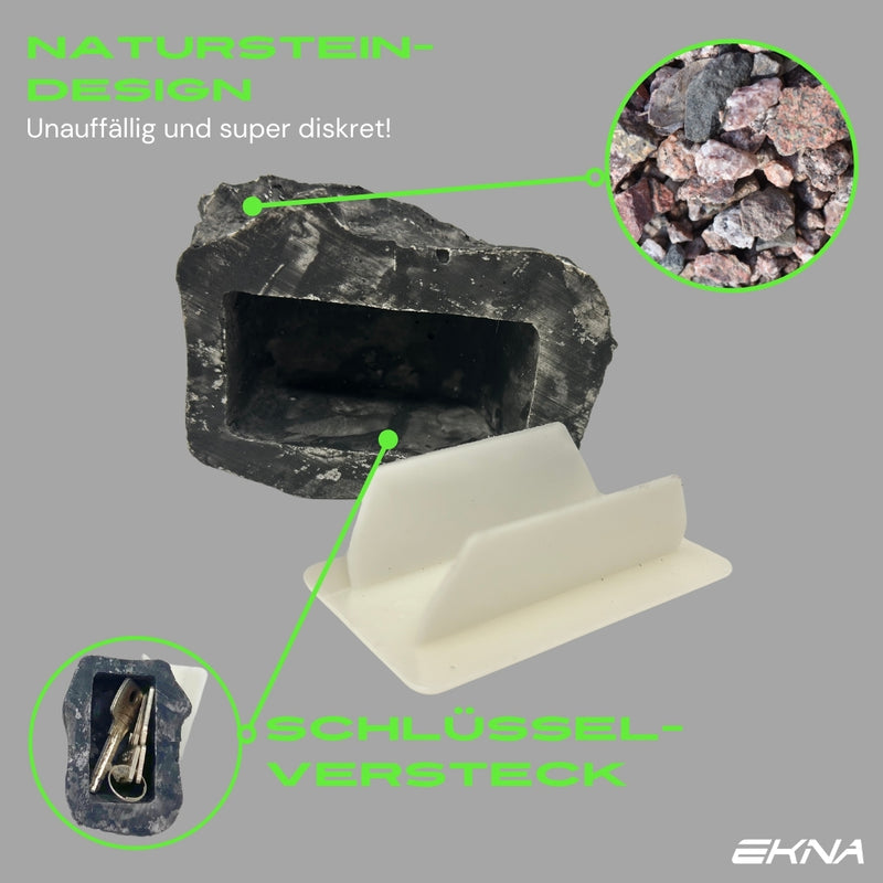 EKNA Schlüsselversteck für draußen - Stein Schlüsselversteck - Für Ersatzschlüssel-HOME_FURNITURE_AND_DECOR-EKNA GmbH & Co. KG