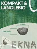 EKNA Kugelsiebe randlos Ø13mm - 100x Einlegesiebe fein - Pfeifenfilter - Edelstahl Sieb für Pfeife & Vaporizer - Wiederverwendbar & rostfrei-EKNA GmbH & Co. KG