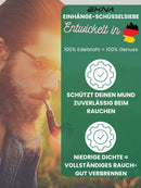 EKNA Bong Sieb - 10 Premium Schuesselsiebe 15mm - Kugelsieb grob & Rauch Filter - Einhängesiebe für Pfeifen mit Rand-EKNA GmbH & Co. KG