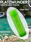 EKNA Flaschen-Pfeife to go - Kleine Wasserpfeife - Überall & Immer dabei - Reise Pfeife inkl. 6x Siebe-Freizeit & Trends-EKNA GmbH & Co. KG