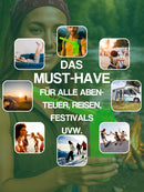 EKNA Flaschen-Pfeife to go - Kleine Wasserpfeife - Überall & Immer dabei - Reise Pfeife inkl. 6x Siebe-Freizeit & Trends-EKNA GmbH & Co. KG