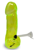 EKNA Penis Pfeife Glas 17cm - Dödel Pfeife - Bruchfest & Hitzebeständig - 100% Borosilikatglas-Freizeit & Trends-EKNA GmbH & Co. KG