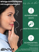 EKNA Penis Pfeife Glas 17cm - Dödel Pfeife - Bruchfest & Hitzebeständig - 100% Borosilikatglas-Freizeit & Trends-EKNA GmbH & Co. KG