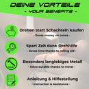 EKNA Drehmaschine - Metall Silber 70mm für Zigaretten-Freizeit & Trends-EKNA GmbH & Co. KG