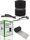 EKNA - 15cmx6m Dachrinnenschutz - Laubschutz/Laubfang - Regenrinne + 15 Klammern-Dachrinnenschutz-EKNA GmbH & Co. KG