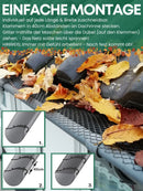 EKNA 18m Dachrinnenschutz - Laubschutz Gitter - Dachrinnen/Regenrinnen + 4x Fallrohrschutz-Dachrinnenschutz-EKNA GmbH & Co. KG