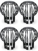 EKNA - 4er Set Fallrohrschutz - Blättersieb/Laubsieb - Regenrohrschutz Ø13 x H 14,5cm-Dachrinnenschutz-EKNA GmbH & Co. KG