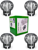 EKNA - 4er Set Fallrohrschutz - Blättersieb/Laubsieb - Regenrohrschutz Ø13 x H 14,5cm-Dachrinnenschutz-EKNA GmbH & Co. KG