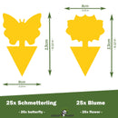 GreenPanda - Insektenschutz - 2x Trauermücken Pulver + 1x Gelbsticker - Set-Insektenschutz-EKNA GmbH & Co. KG