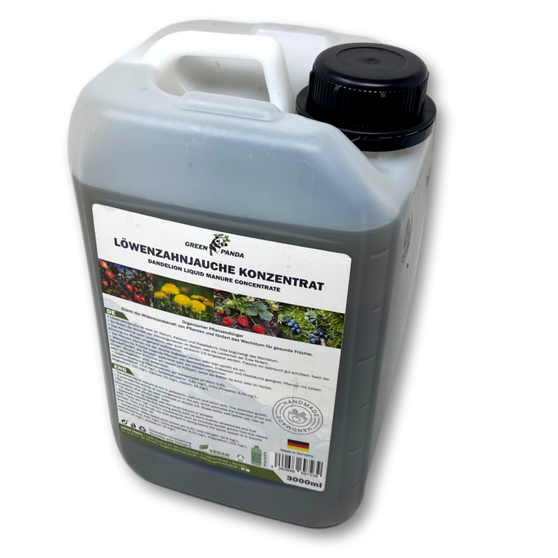 GreenPanda - 100% biologisch - Löwenzahn Jauche - Magnesium Dünger - 3 Liter-Garten-EKNA GmbH & Co. KG