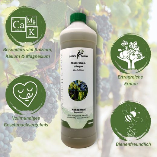 GreenPanda - 100% biologisch - Weinreben- & Traubendünger - 1 Liter-ABIS_LAWN_AND_GARDEN-EKNA GmbH & Co. KG