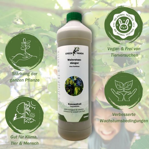 GreenPanda - 100% biologisch - Weinreben- & Traubendünger - 1 Liter-ABIS_LAWN_AND_GARDEN-EKNA GmbH & Co. KG