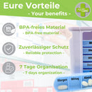 LisaCare - TablettenBox - Pillendose 7 Tage/4 Fächer-HEALTH_PERSONAL_CARE-EKNA GmbH & Co. KG