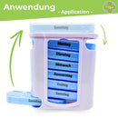 LisaCare - TablettenBox - Pillendose 7 Tage/4 Fächer-HEALTH_PERSONAL_CARE-EKNA GmbH & Co. KG