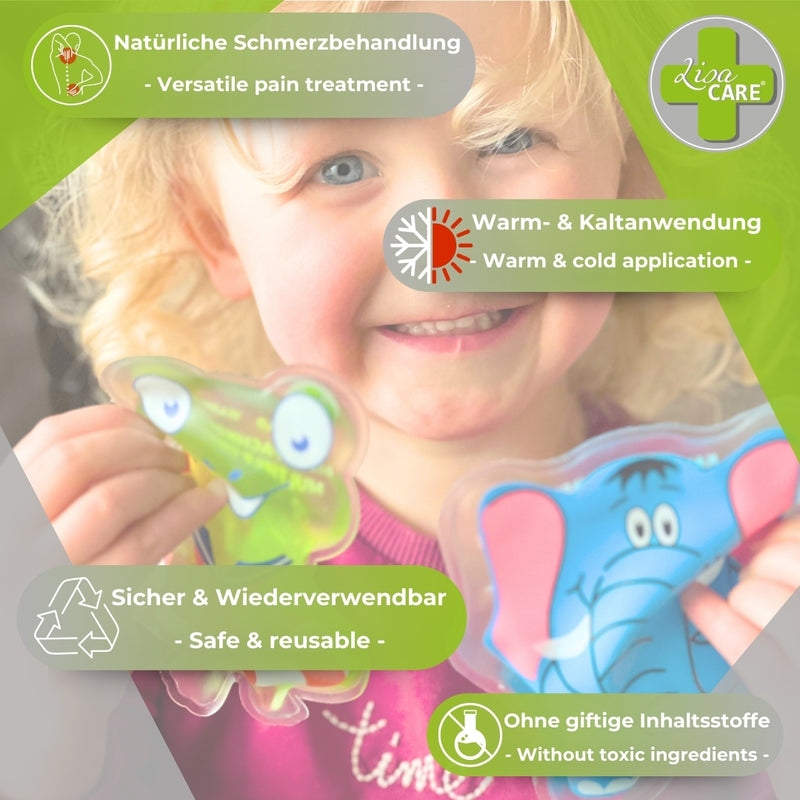 LisaCare - Kühlpads Kinder - Mehrfachkompressen - 3er Set-HEALTH_PERSONAL_CARE-EKNA GmbH & Co. KG
